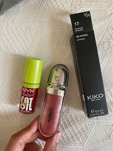 NYX Nyx dudak yağı ve kiko Lipgloss seti