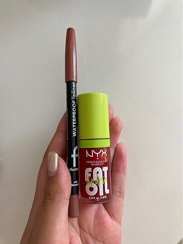 Nyx fat oil dudak yağı ve kalem seti