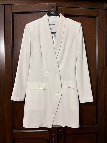 Unique 21 beyaz blazer veya blazer elbise