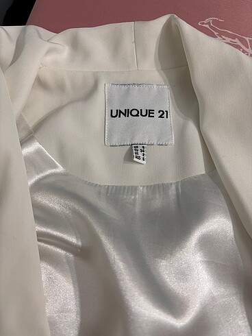 Unique Unique 21 beyaz blazer veya blazer elbise