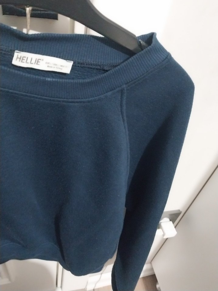 Kadın Lacivert Salaş Sweatshirt - Görsel 2