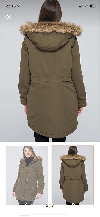 Haki parka vero moda markası - Görsel 7