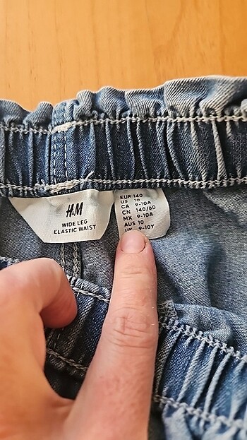 8 Yaş Beden mavi Renk Kız çocuk kot pantolon