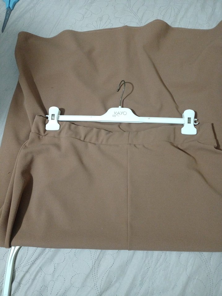 Bej Uzun Kadın Etek - Görsel 4