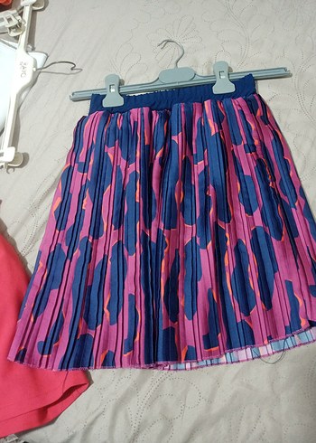 Pembe Renkli Pilili Mini Etek - Görsel 2