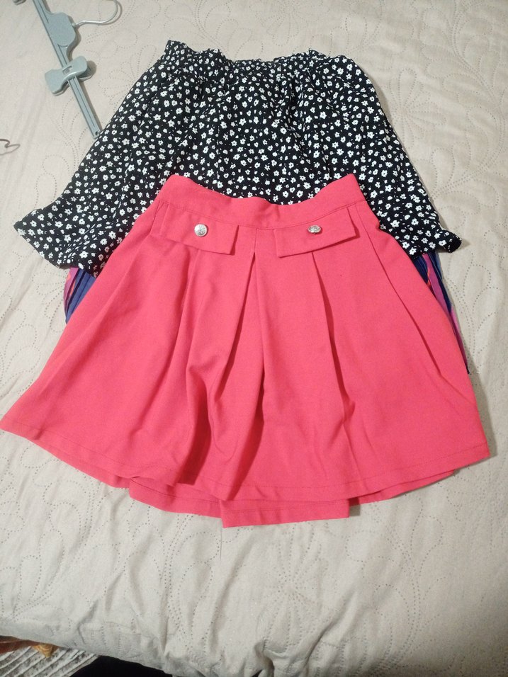 LC Waikiki kirmizi Kız Çocuk Etek - Görsel 4