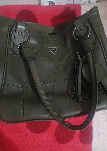 Tokalı Biker Tarzı Deri Kadın Çanta - Görsel 2