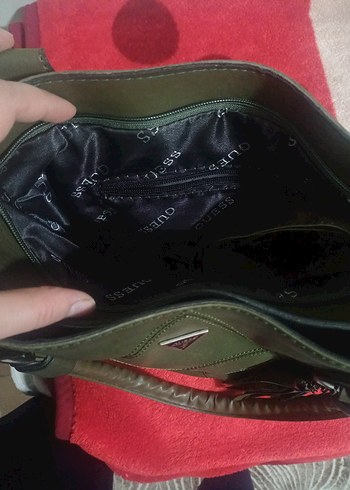 Tokalı Biker Tarzı Deri Kadın Çanta - Görsel 4