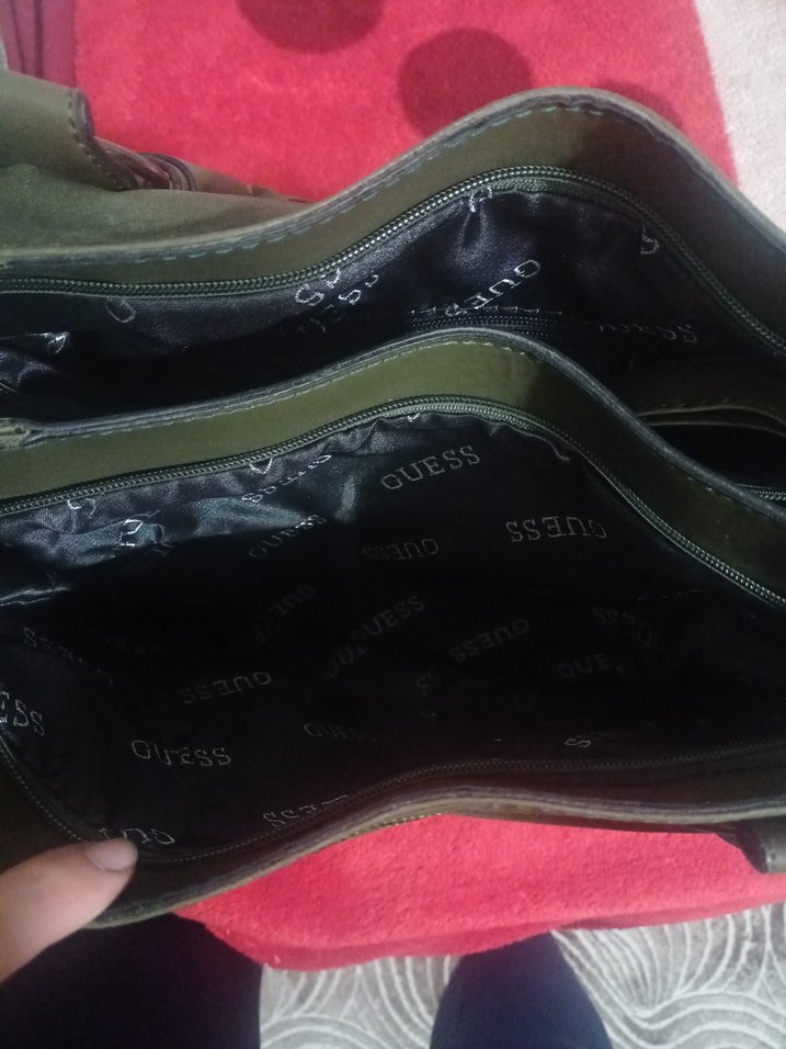 Tokalı Biker Tarzı Deri Kadın Çanta - Görsel 5