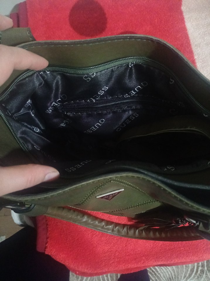 Tokalı Biker Tarzı Deri Kadın Çanta - Görsel 4