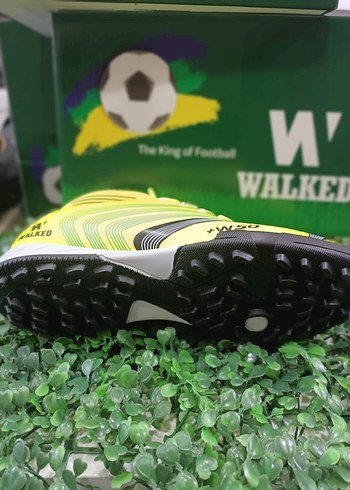 44 Beden Sarı Erkek Futbol Ayakkabısı Velcro Bağcıklı