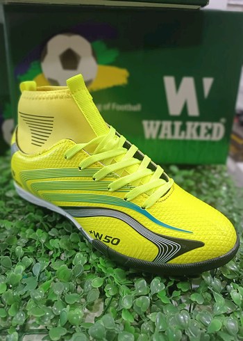 Diğer Sarı Erkek Futbol Ayakkabısı Velcro Bağcıklı