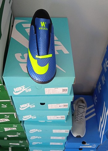 Diğer Mavi Erkek Futbol Ayakkabısı Velcro