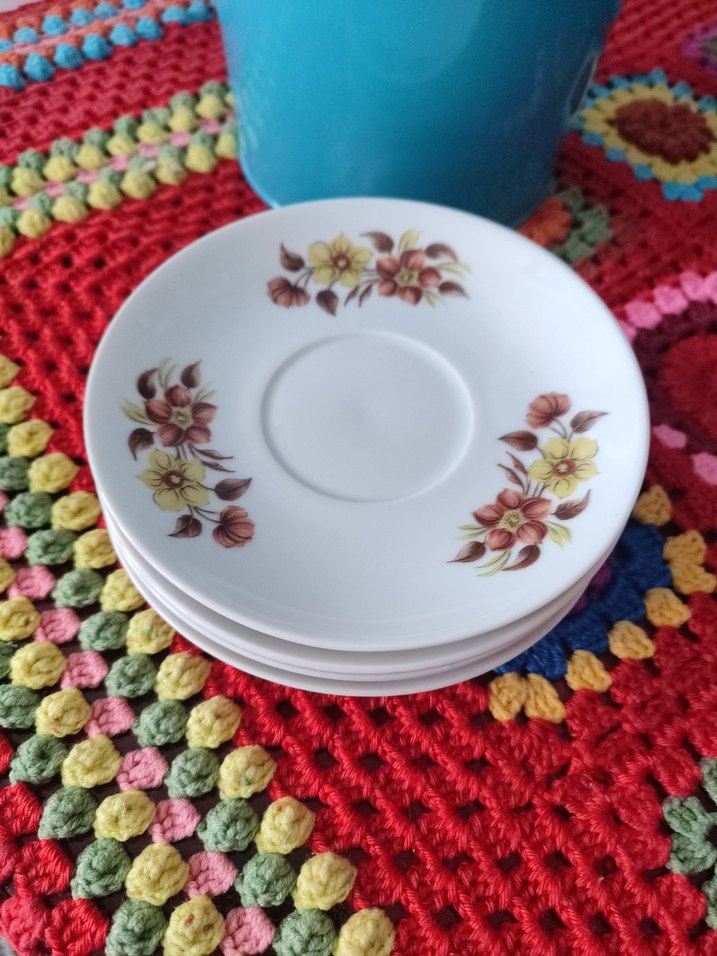 cekoslavak fincan tabağı - Görsel 4