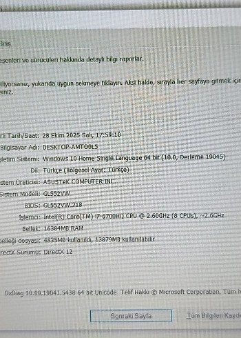 Gri ASUS Laptop kutulu tertemiz - Görsel 7
