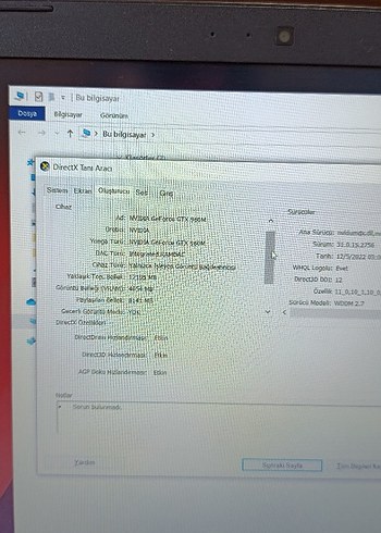Gri ASUS Laptop kutulu tertemiz - Görsel 9