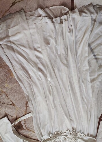 Beyaz tül abiye.. - Görsel 3