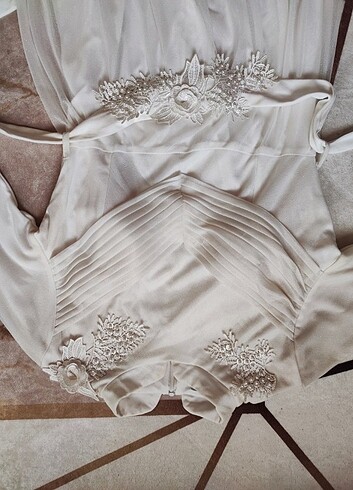 Beyaz tül abiye.. - Görsel 4