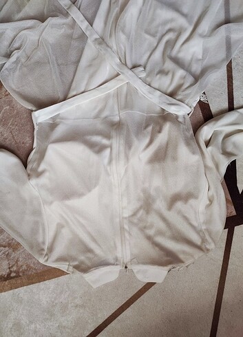 Beyaz tül abiye.. - Görsel 5