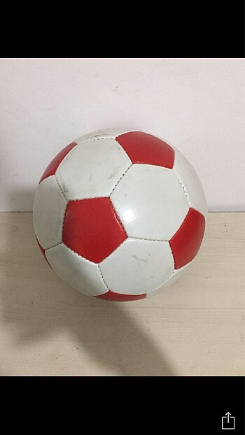 kırmızı beyaz futbol topu size 5 w32
