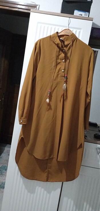 40 Beden altın Renk Tunik