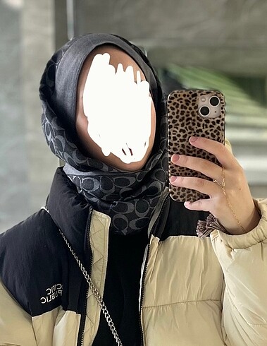 COACH Kaşmir ipek Şal MED SCARF