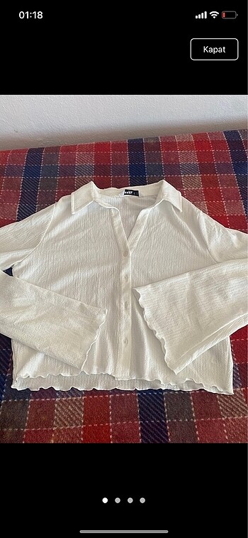 Defacto blazer ceket+crop gömlek
