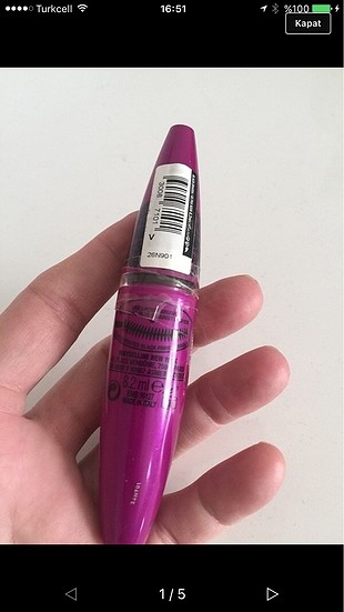 Maybelline Sıfır koruma bantlı, Maybelline Newyork Volum Express Falsies Bl