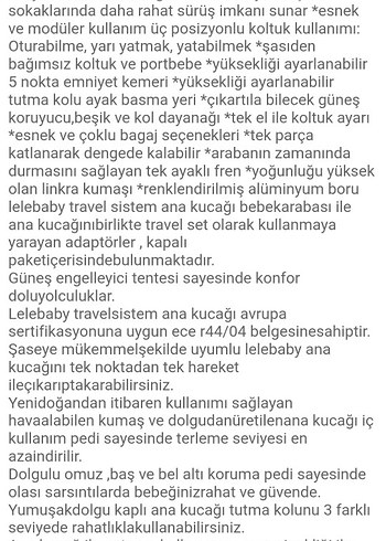 travel Bebek Arabası - Görsel 3