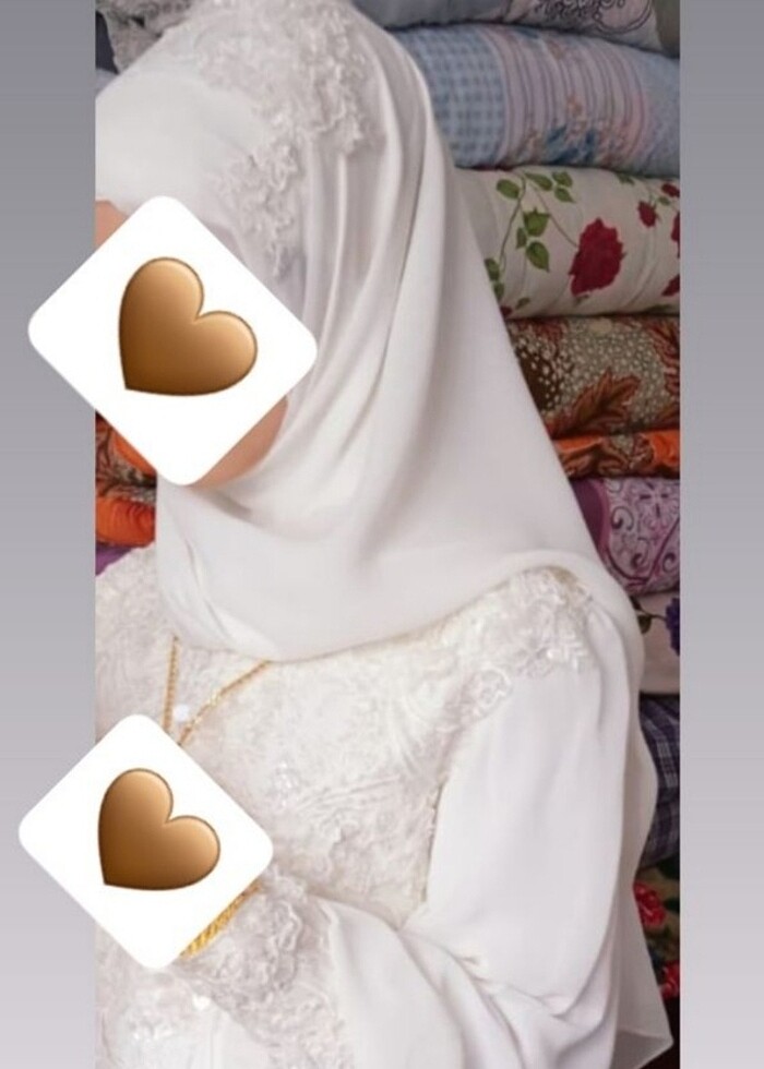 Tesettür gelinlik Robalı model  - Görsel 2