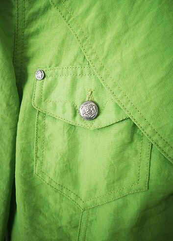 m Beden yeşil Renk Versace Neon Ceket 