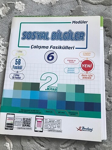 Berkay yayınları 6. Sınıf sosyal bilgiler çalışma fasikülü