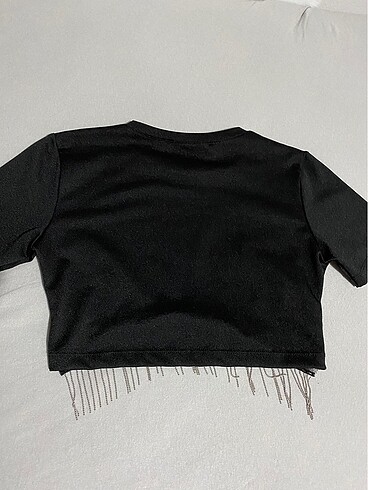 m Beden Kısa kollu crop bluz
