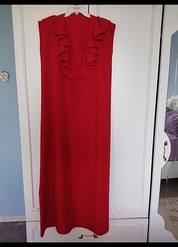 s Beden kırmızı Renk Günlük elbise