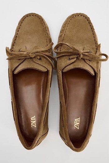 38 Beden Zara Süet Loafer