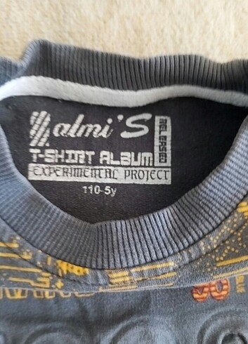 5 Yaş Beden gri Renk Çocuk sweatshirt