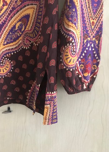 Bohem Desenli Tunik Bluz - Görsel 7