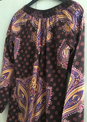 Bohem Desenli Tunik Bluz - Görsel 4