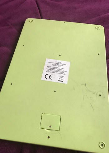 Çiçek Desenli Hesap Makinesi - Görsel 2