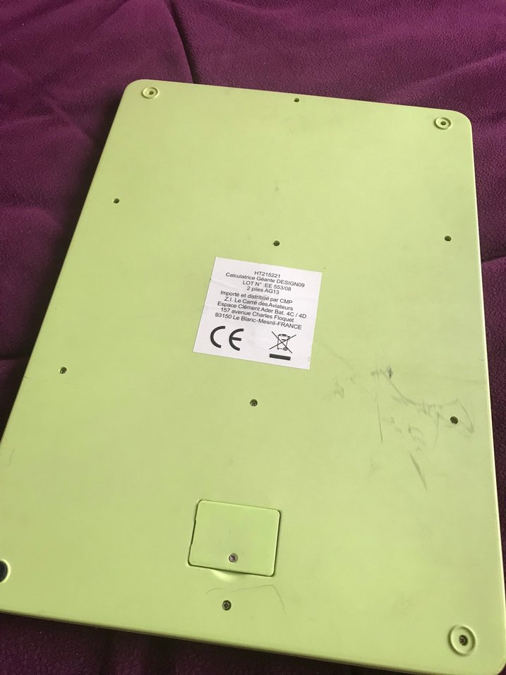 Çiçek Desenli Hesap Makinesi - Görsel 2