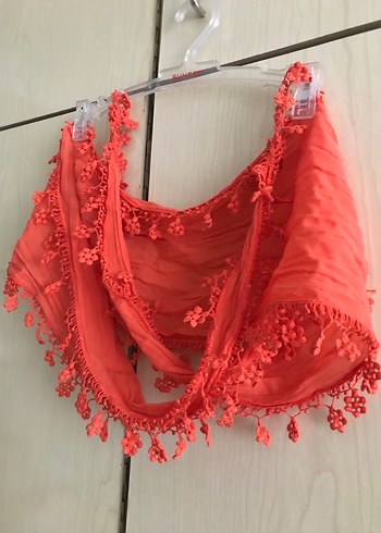 Nar Çiçeği Bohem Kadın Şal - Görsel 5