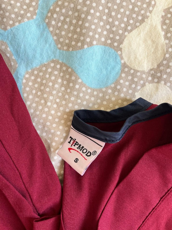 Bordo scrubs - Görsel 3