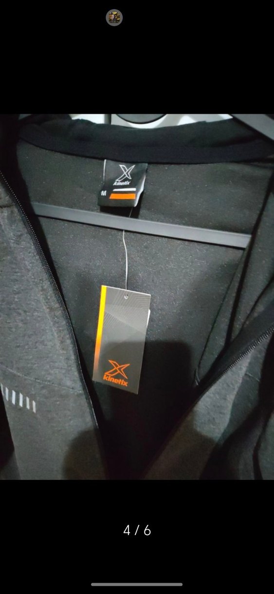 Gri Fermuarlı ErkekKapşonlu  Sweatshirt - Görsel 3