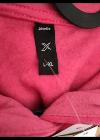 Kadın Pembe Kapüşonlu Baskılı Sweatshirt - Görsel 2