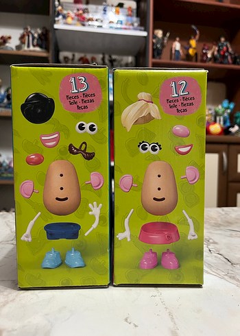 Pastel Renkli Mr. ve Mrs. Potato Head Seti - Görsel 5