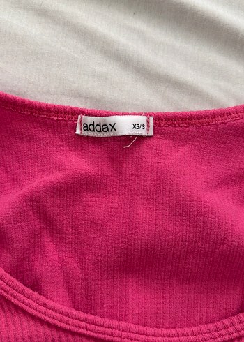 Pembe Uzun Kollu Kadın Crop Top - Görsel 2