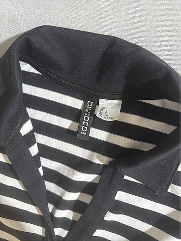 H&M HM çizgili elbise
