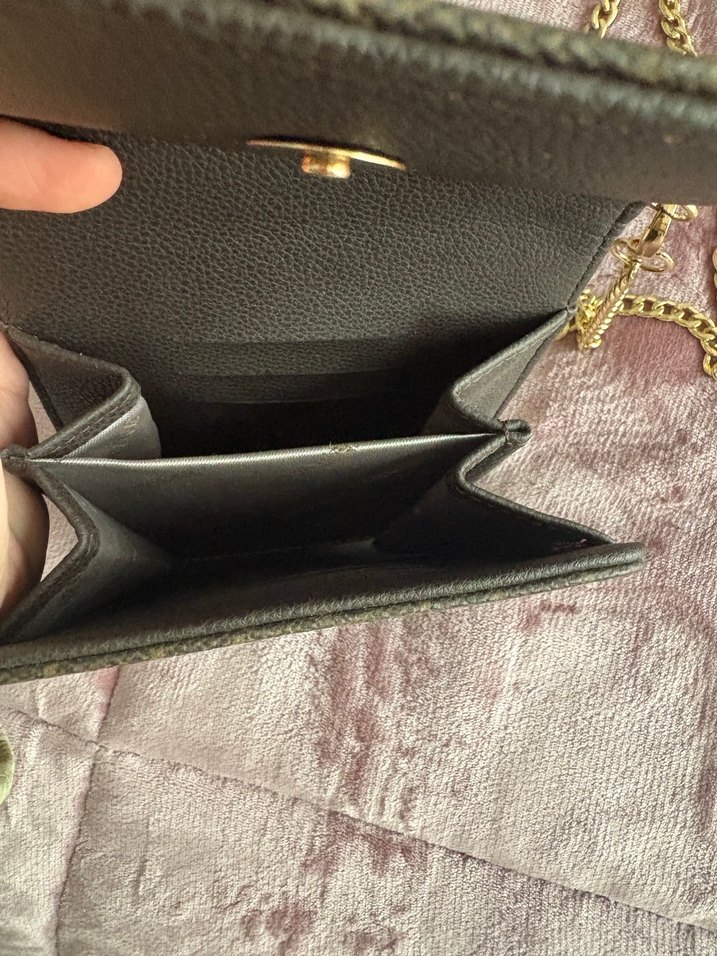 Zincir Detaylı Kahverengi Deri Kadın Çapraz Çanta - Görsel 5