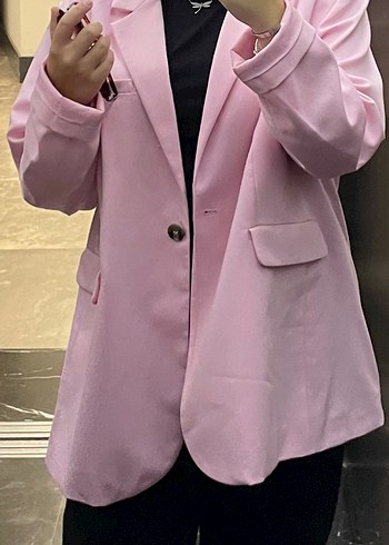 H&M H&M Pembe Blazer Ceket