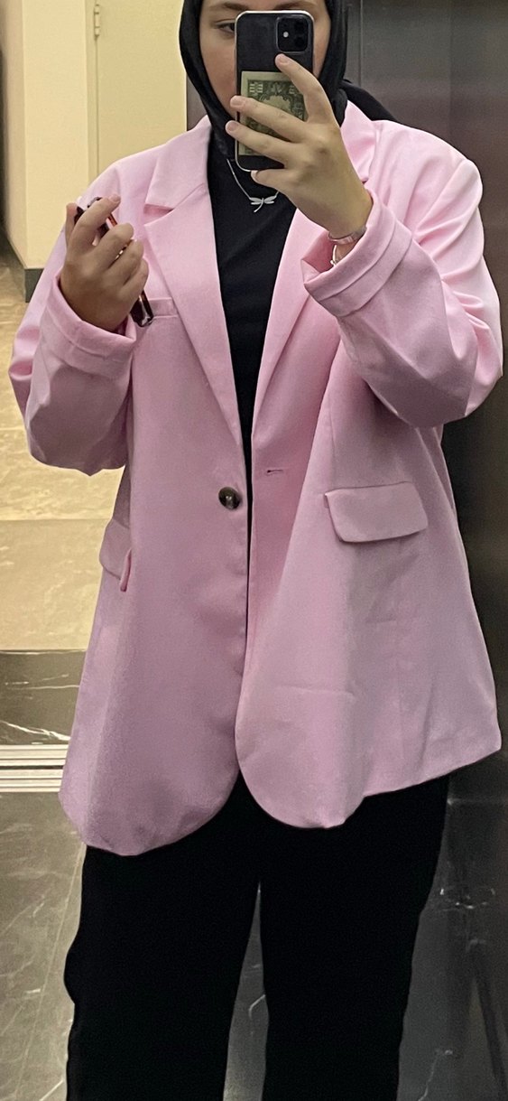 H&M Pembe Blazer Ceket - Görsel 2